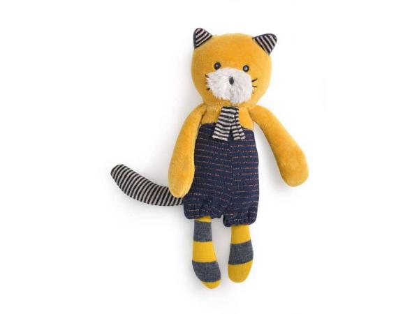 Peluche chat gris clair Fernand - Les Moustaches de Moulin Roty