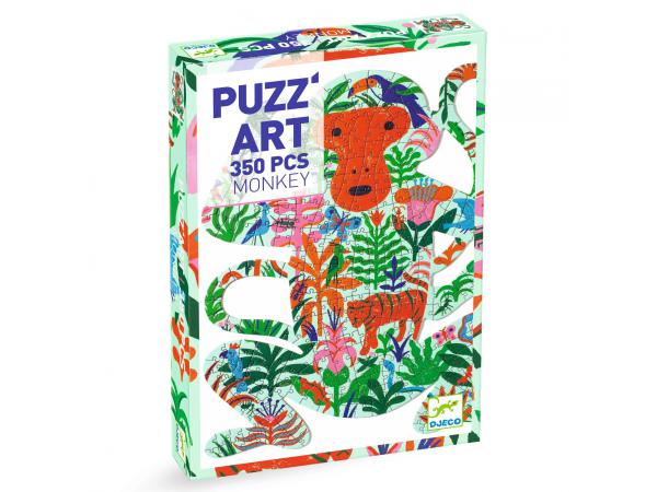 1 à 10 Jungle Djeco - Grand puzzle de 54 pièces, plein d'animaux à compter 