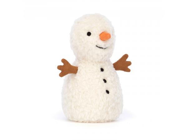 Jellycat - Peluche bonhomme de neige Yule - l = 10 cm x H =34 cm